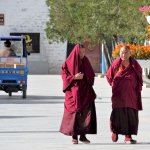 Mönche im Straßenbild