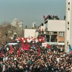 Studentenproteste, Pristina, Kosovo 2003