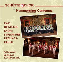Schütte-Chor und Kammerchor Cantemus Bückeburg